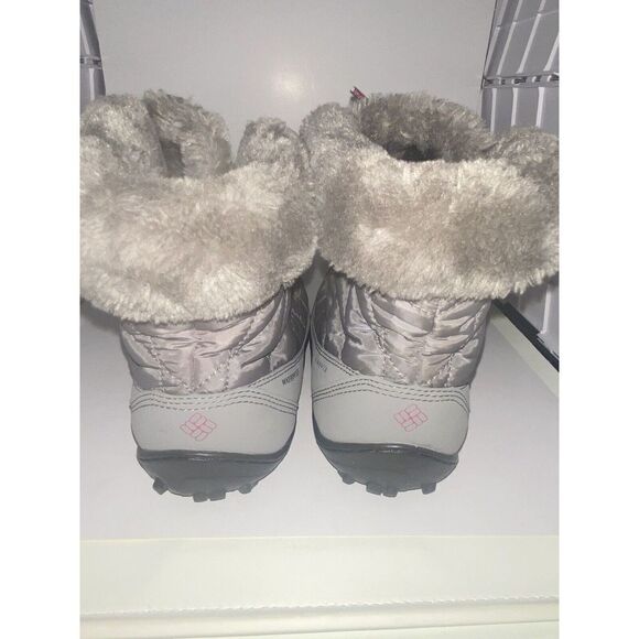 Columbia Waterproof Women's Snow Boots Size 4 Color Gray Condition Used - Picture 5 of 6